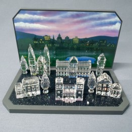 Swarovski Kristal | Silver Crystal | Kristal Stad | Stad - Compleet - 12 Delen